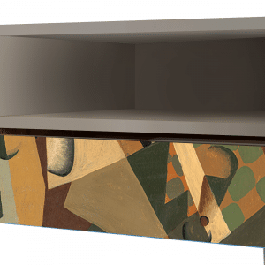 Sideboard - STORYZ - T3 Glass and Checkerboard - Sand