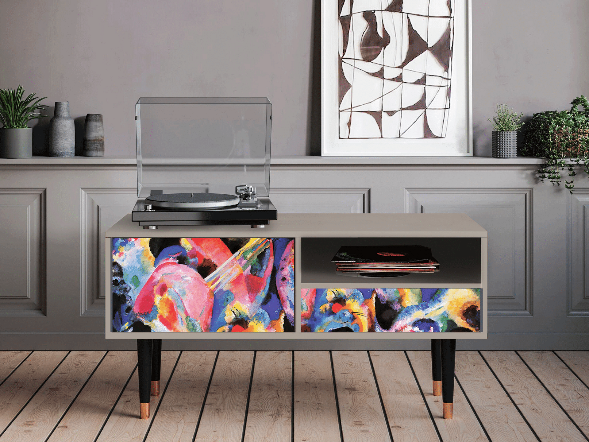 Sideboard - STORYZ - T3 Kandinsky - Sand Sideboard - STORYZ - T3 Kandinsky - Sand
