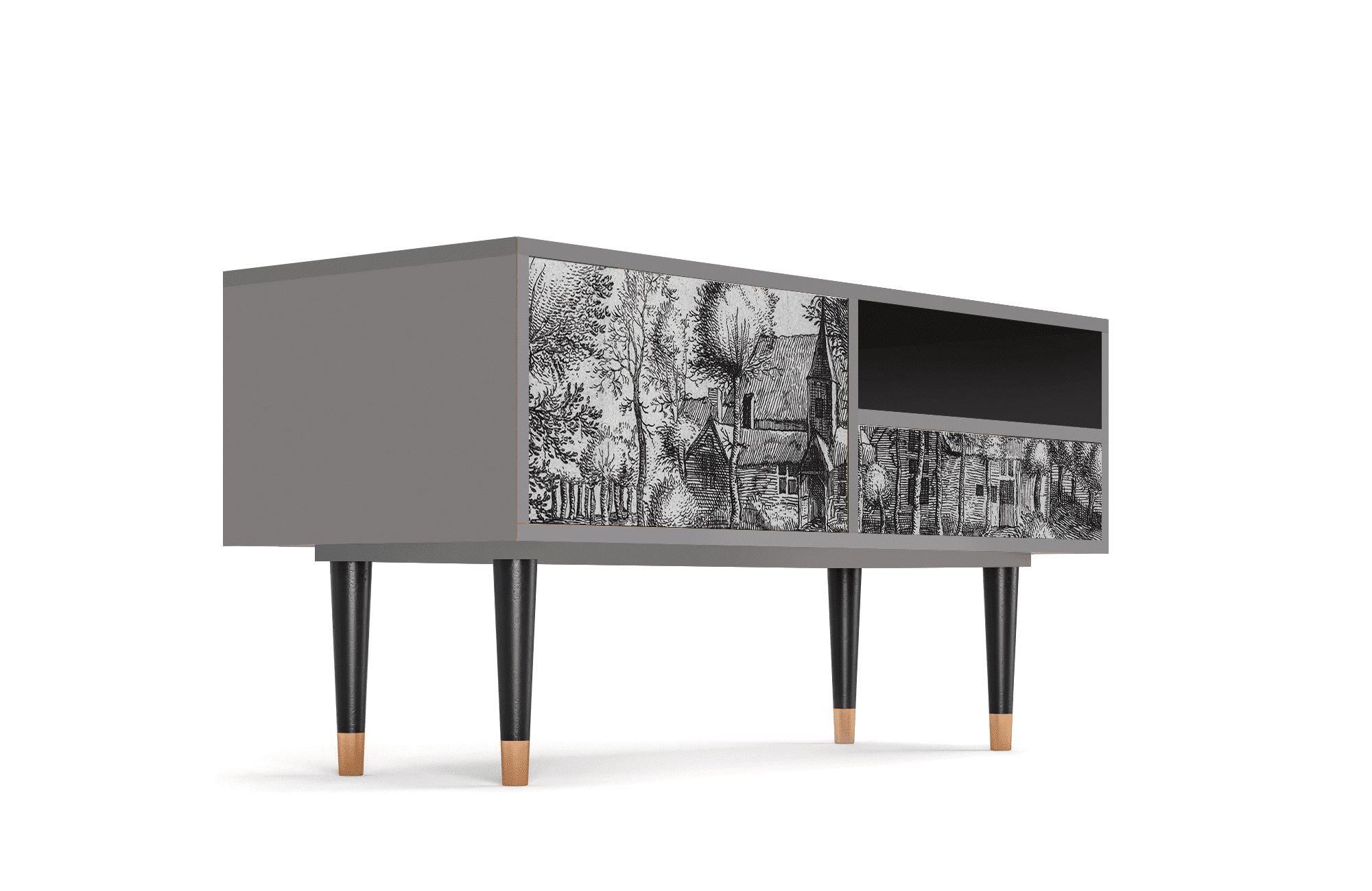 Sideboard – STORYZ – T3 A Pond – Grey Sideboard - STORYZ - T3 A Pond - Grey
