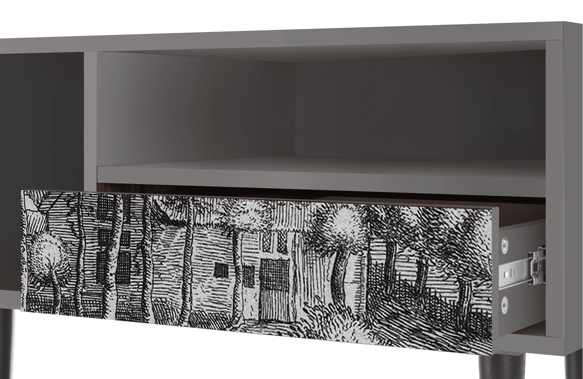 Sideboard – STORYZ – T3 A Pond – Grey Sideboard - STORYZ - T3 A Pond - Grey