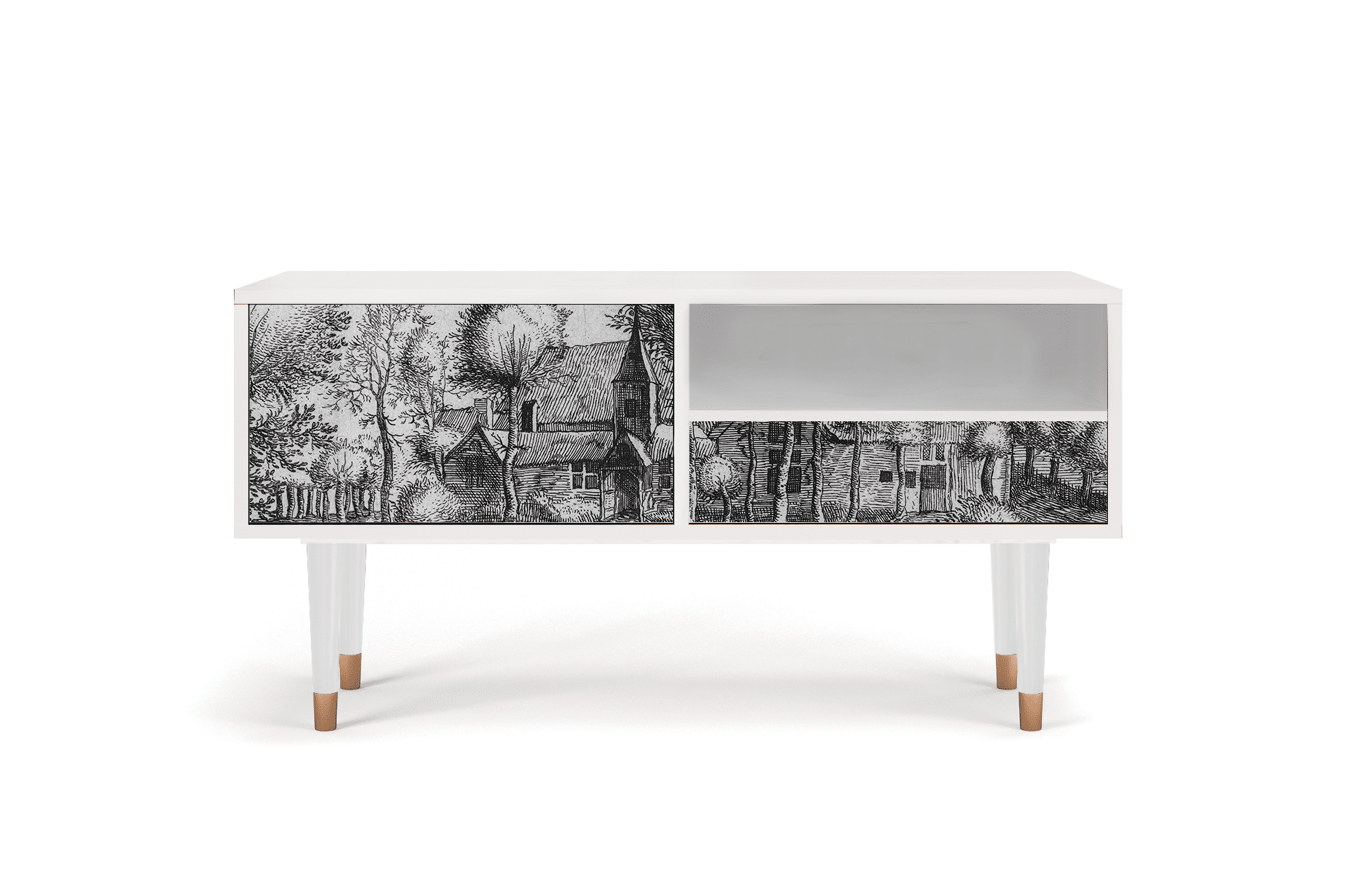 Sideboard – STORYZ – T3 A Pond – White Sideboard - STORYZ - T3 A Pond - White