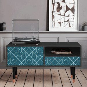 Sideboard - STORYZ - T3 Turquoise Geometry - Antracite