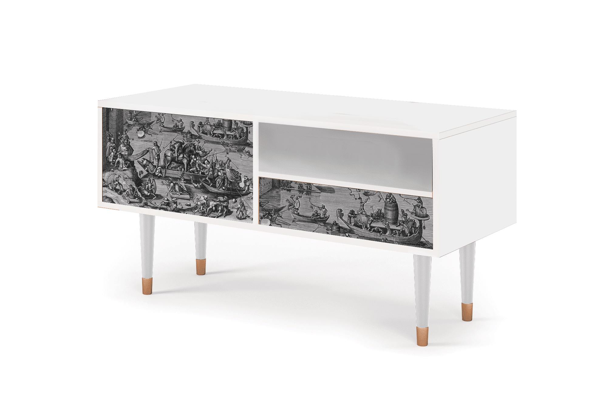 T3_187_006 Sideboard - STORYZ - T3 Saint Martin - White