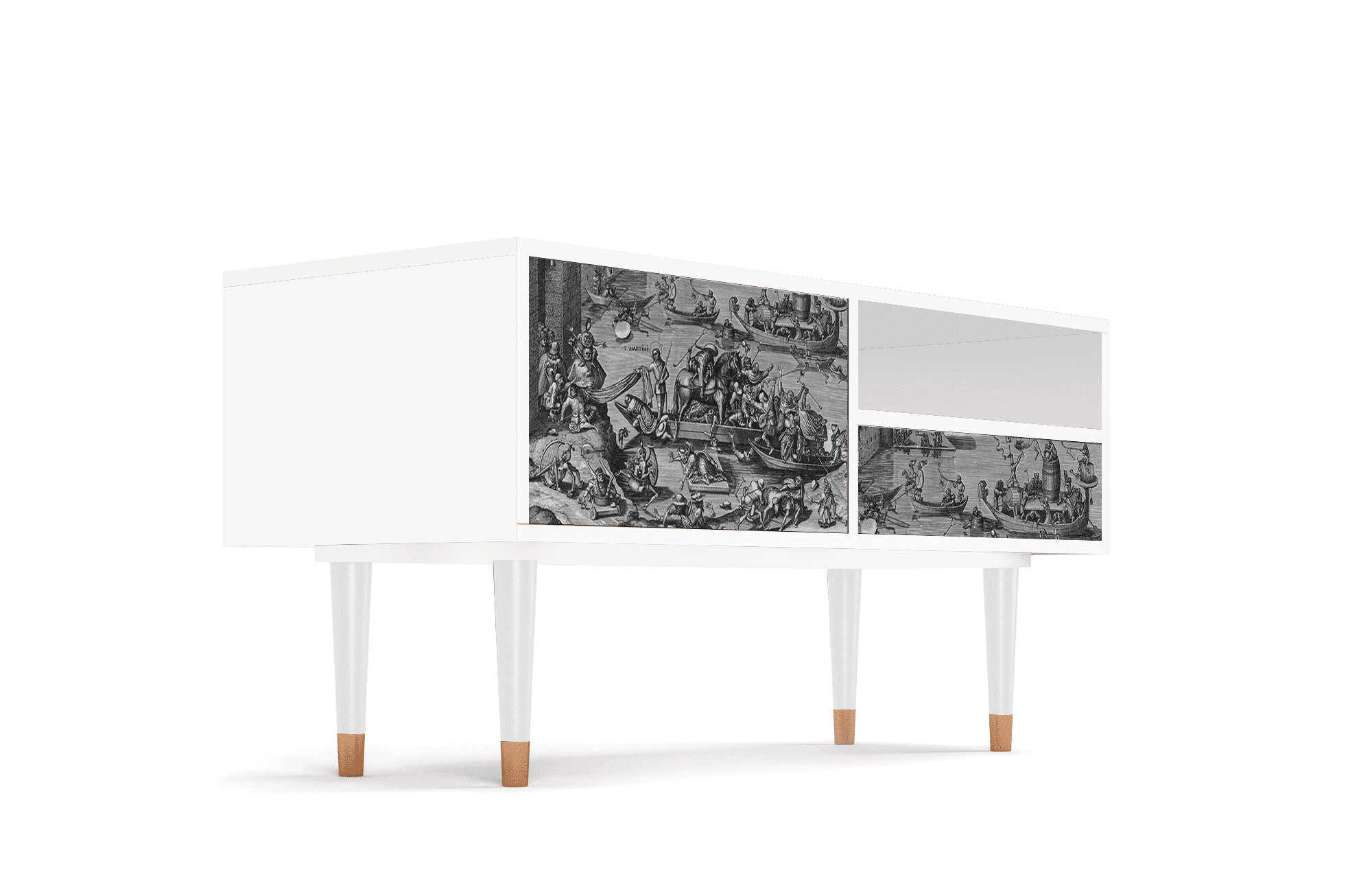 Sideboard – STORYZ – T3 Saint Martin – White Sideboard - STORYZ - T3 Saint Martin - White