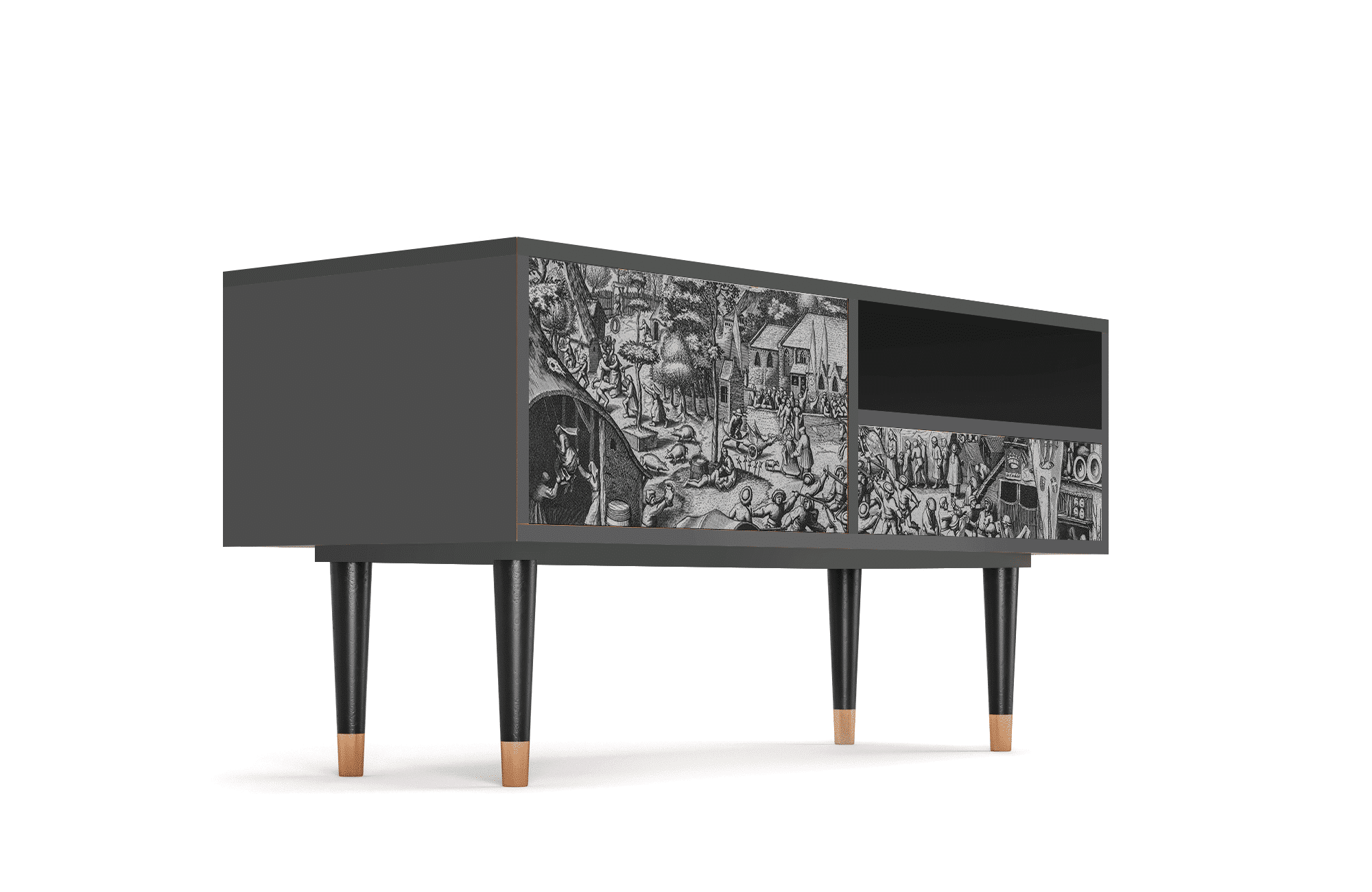 Sideboard – STORYZ – T3 The Festival of Saint – Antracite Sideboard - STORYZ - T3 The Festival of Saint - Antracite