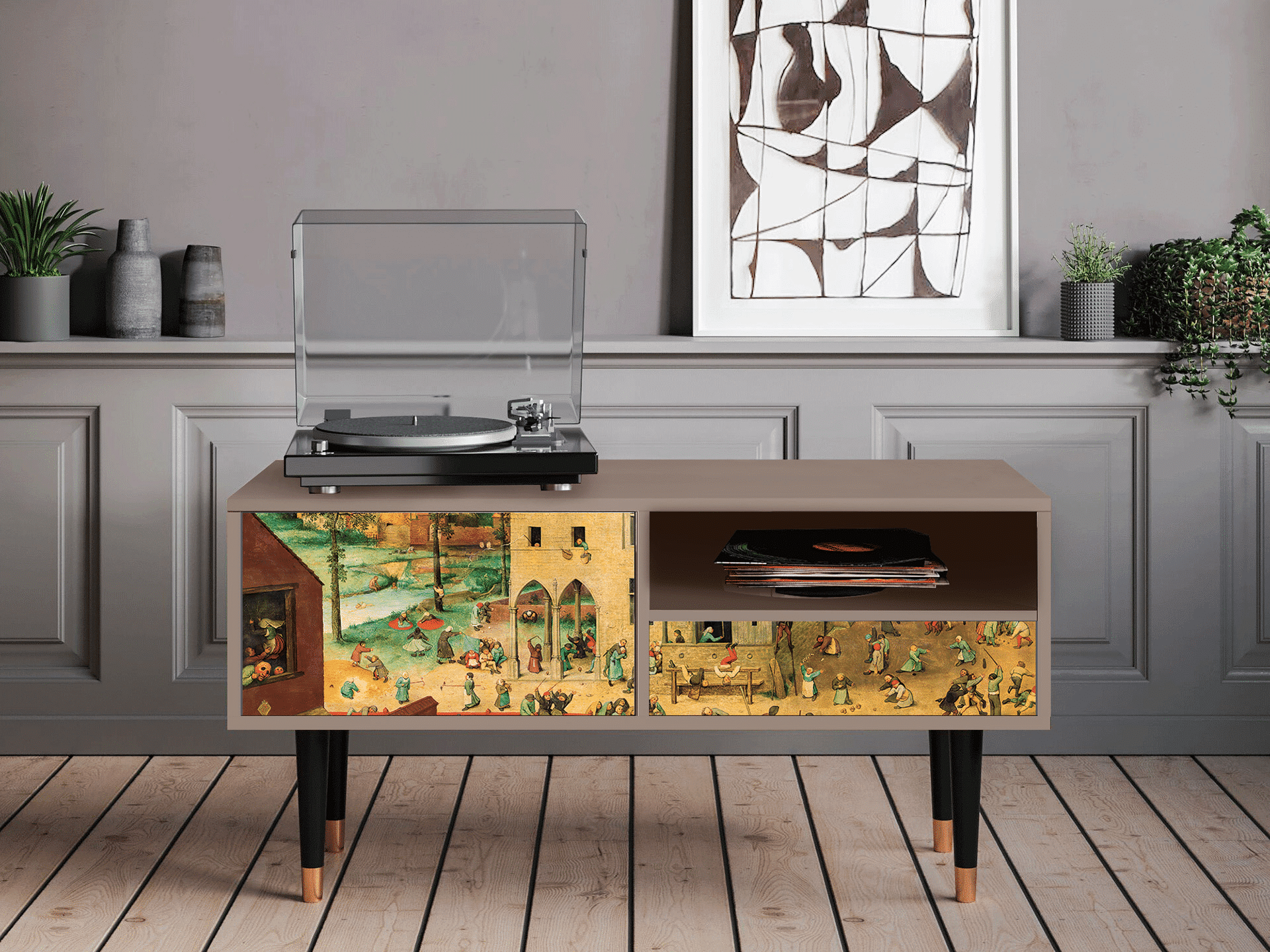 Sideboard - STORYZ - T3 Children Games - Latte Sideboard - STORYZ - T3 Children Games - Latte