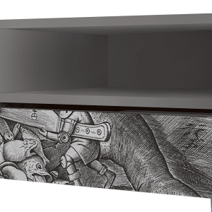 Sideboard - STORYZ - T3 Big Fish Eat Little - Grey