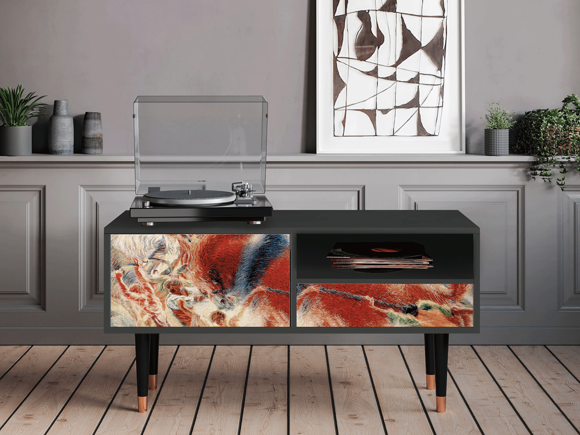 Sideboard - STORYZ - T3 The City Rises - Antracite Sideboard - STORYZ - T3 The City Rises - Antracite
