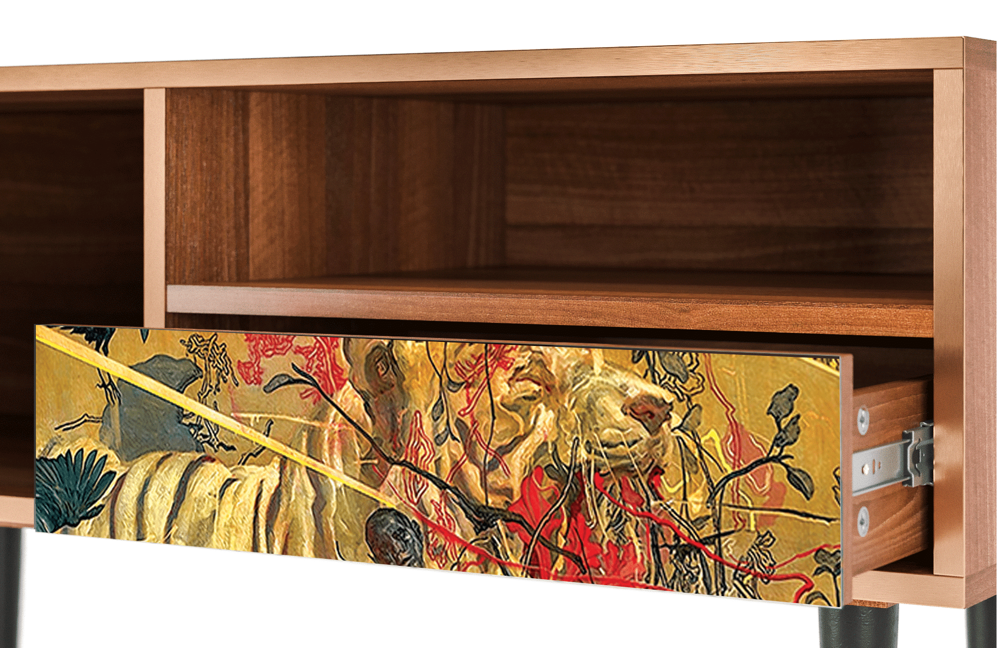 Sideboard – STORYZ – T3 Blood by James Jean – Walnut Sideboard - STORYZ - T3 Blood by James Jean - Walnut