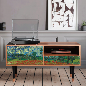 Sideboard - STORYZ - T3 Poppy field by van Gogh - Walnut