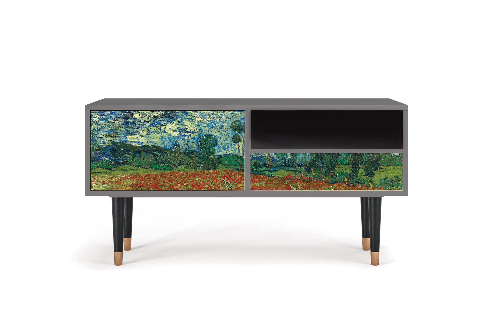 Sideboard – STORYZ – T3 Poppy field by van Gogh – Sand Sideboard - STORYZ - T3 Poppy field by van Gogh - Sand