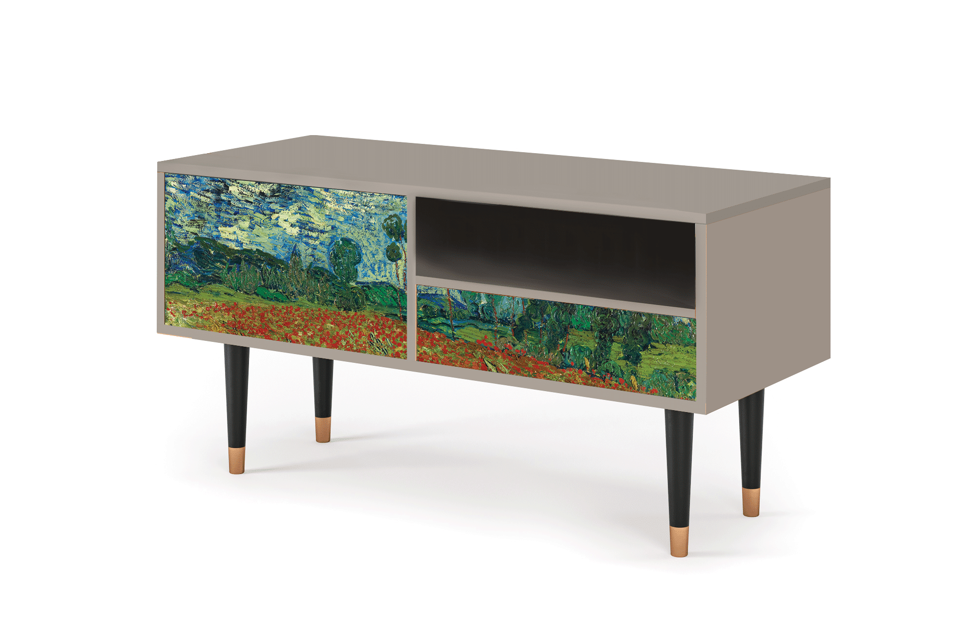 T3_20_005 Sideboard - STORYZ - T3 Poppy field by van Gogh - Sand