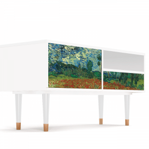 Sideboard - STORYZ - T3 Poppy field by van Gogh - White