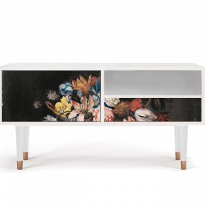 Sideboard - STORYZ - T3 Still Life with Flowers - White