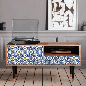 Sideboard - STORYZ - T3 Lovely Cornflowers - Walnut