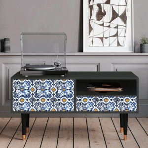 Sideboard - STORYZ - T3 Lovely Cornflowers - Antracite