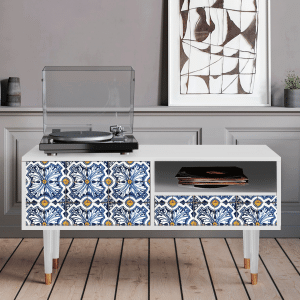 Sideboard - STORYZ - T3 Lovely Cornflowers - White