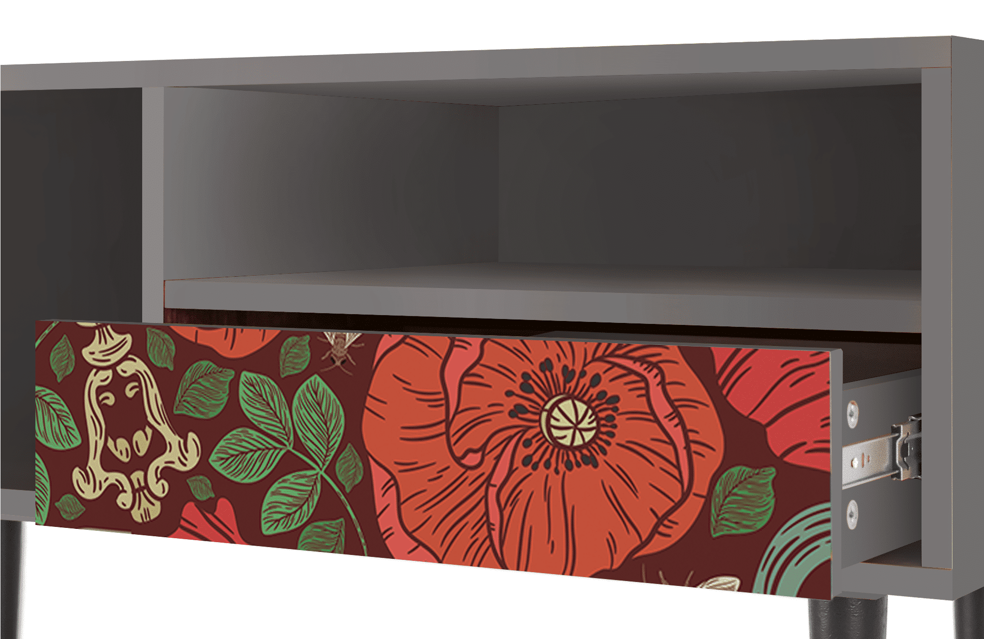Sideboard – STORYZ – T3 Poppy Garden – Grey Sideboard - STORYZ - T3 Poppy Garden - Grey