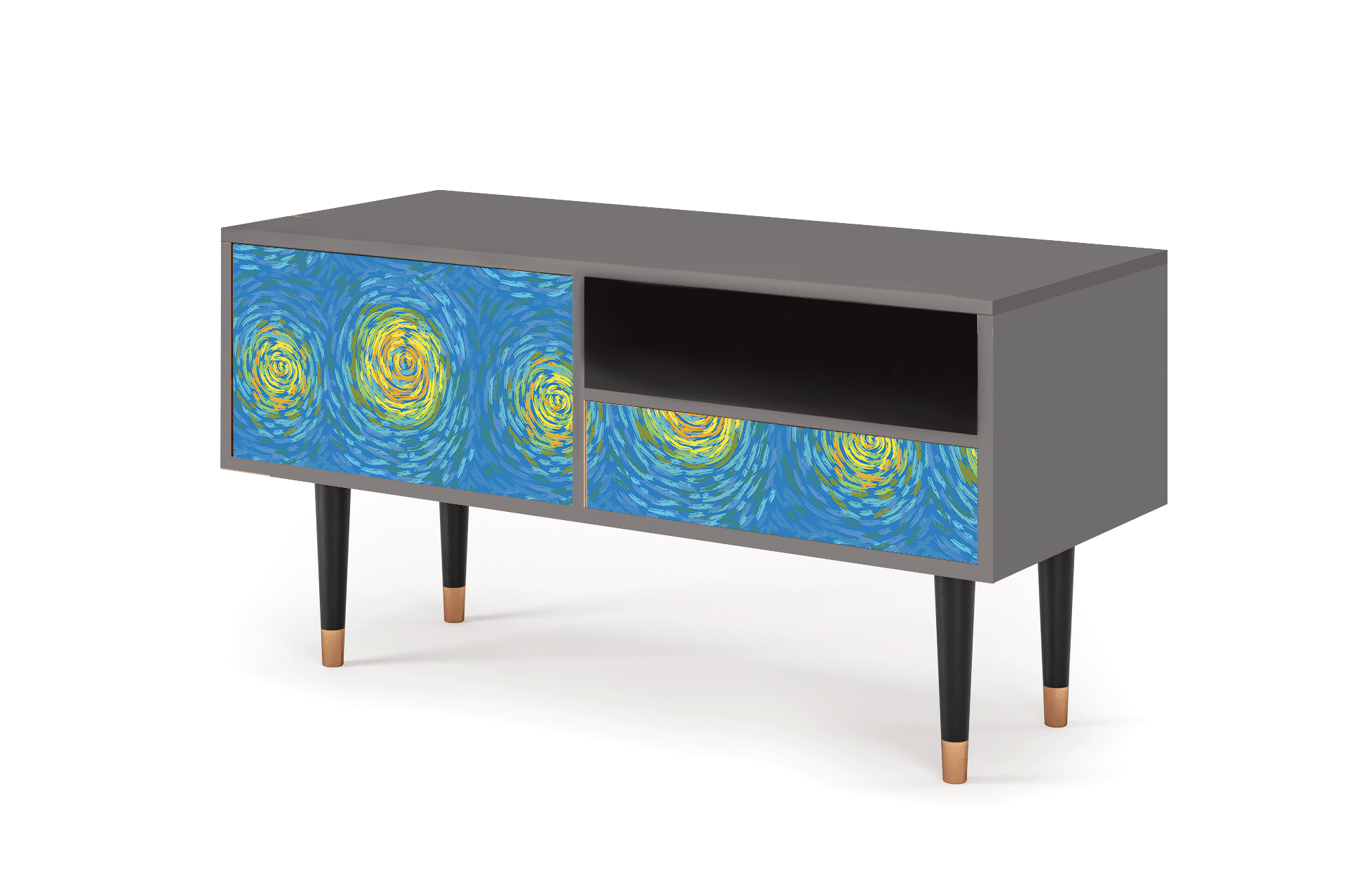 T3_94_002 Sideboard - STORYZ - T3 Van Gogh Lights - Grey