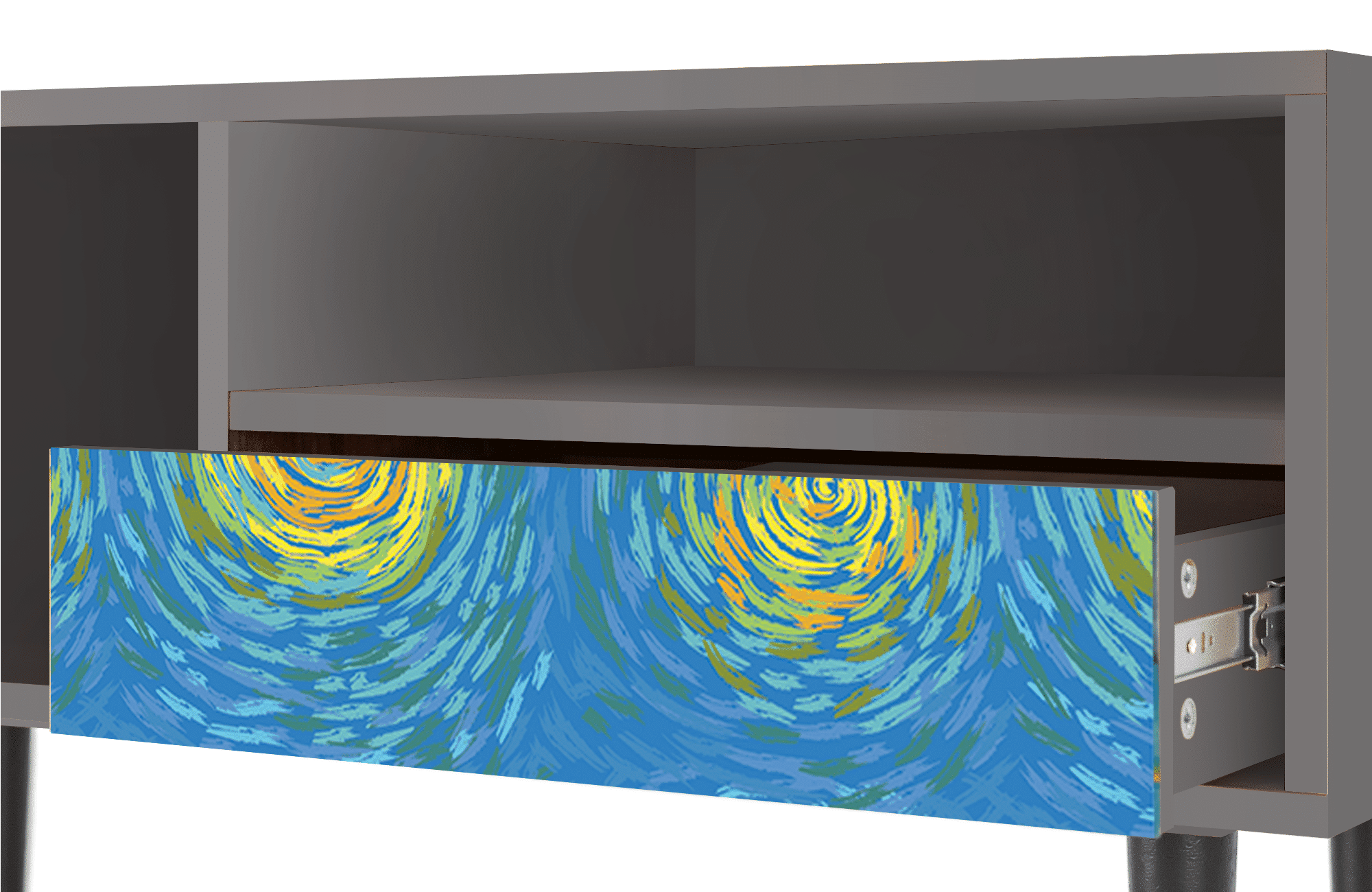 Sideboard – STORYZ – T3 Van Gogh Lights – Grey Sideboard - STORYZ - T3 Van Gogh Lights - Grey