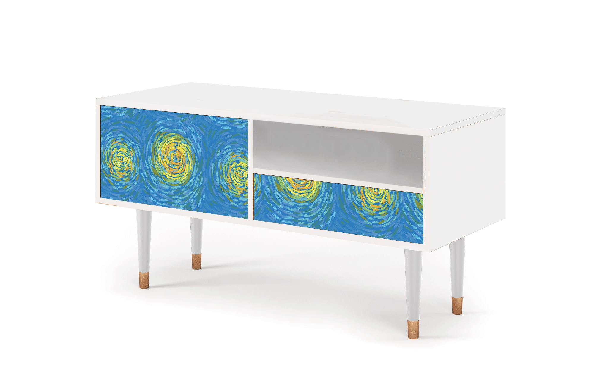 T3_94_006 Sideboard - STORYZ - T3 Van Gogh Lights - White