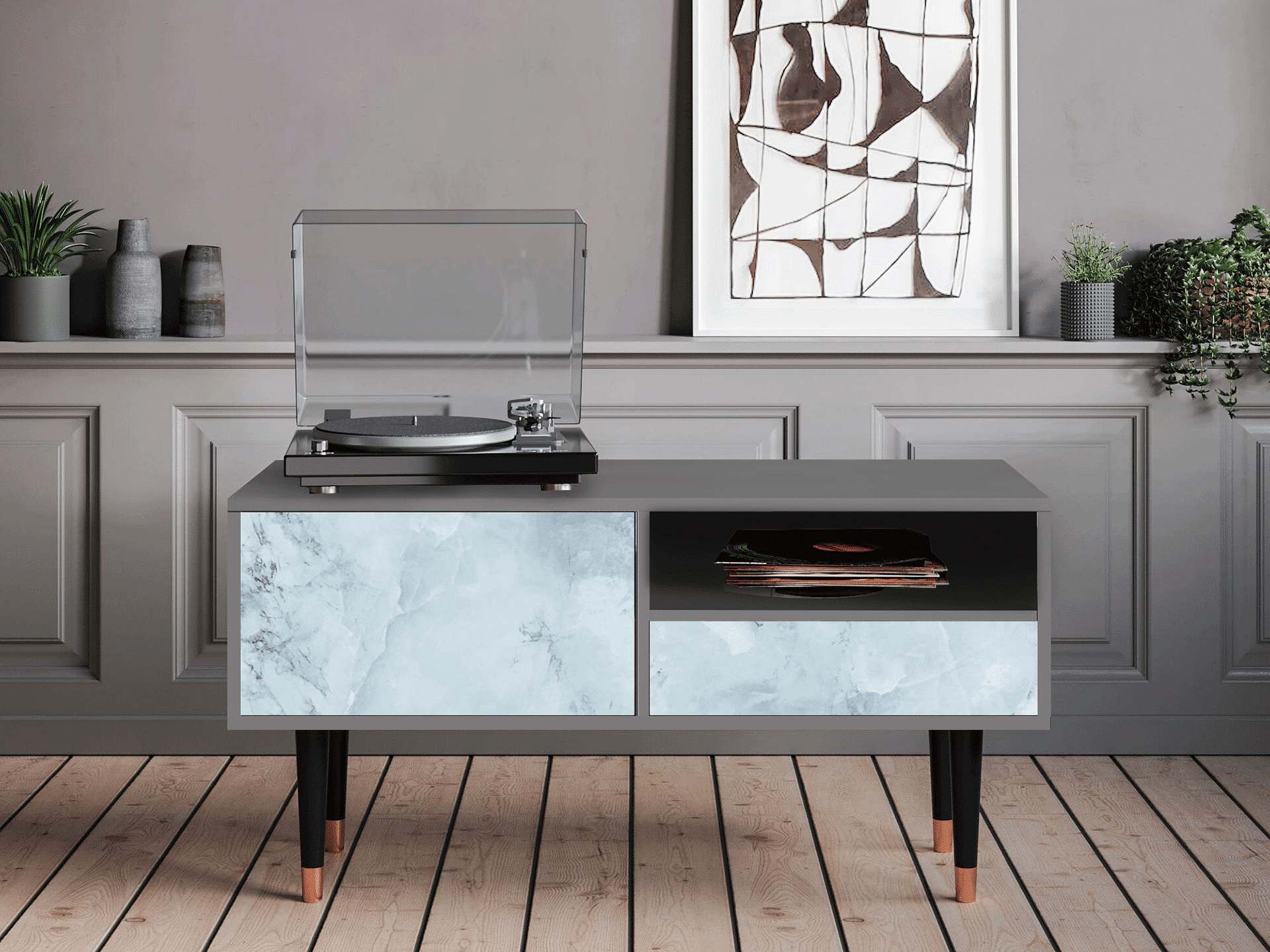 Sideboard - STORYZ - T3 Glacial Colour - Grey Sideboard - STORYZ - T3 Glacial Colour - Grey