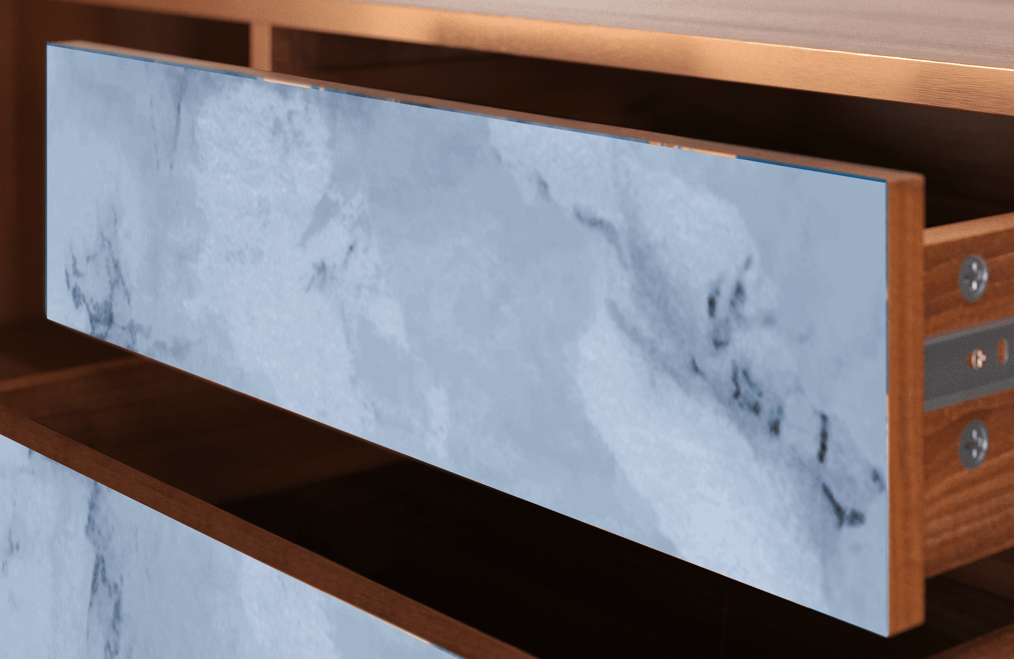 Sideboard – STORYZ – T4 Feather Ice – Walnut Sideboard - STORYZ - T4 Feather Ice - Walnut