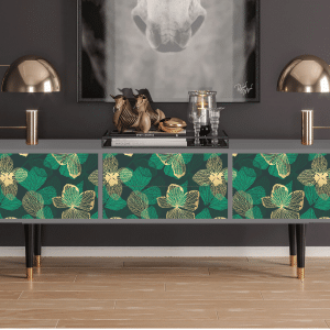Sideboard - STORYZ - T4 Green Flower - Grey