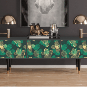 Sideboard - STORYZ - T4 Green Flower - Antracite