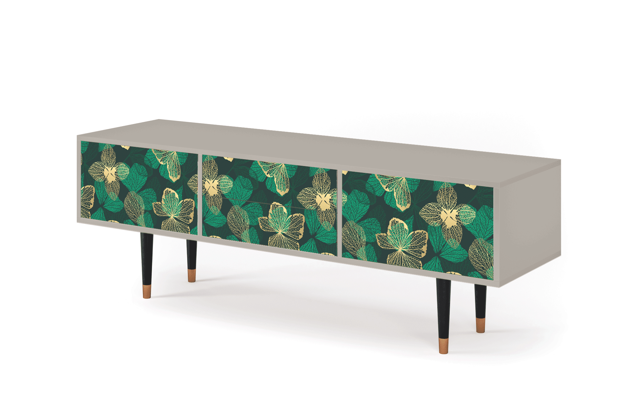 T4_111_005 Sideboard - STORYZ - T4 Green Flower - Sand