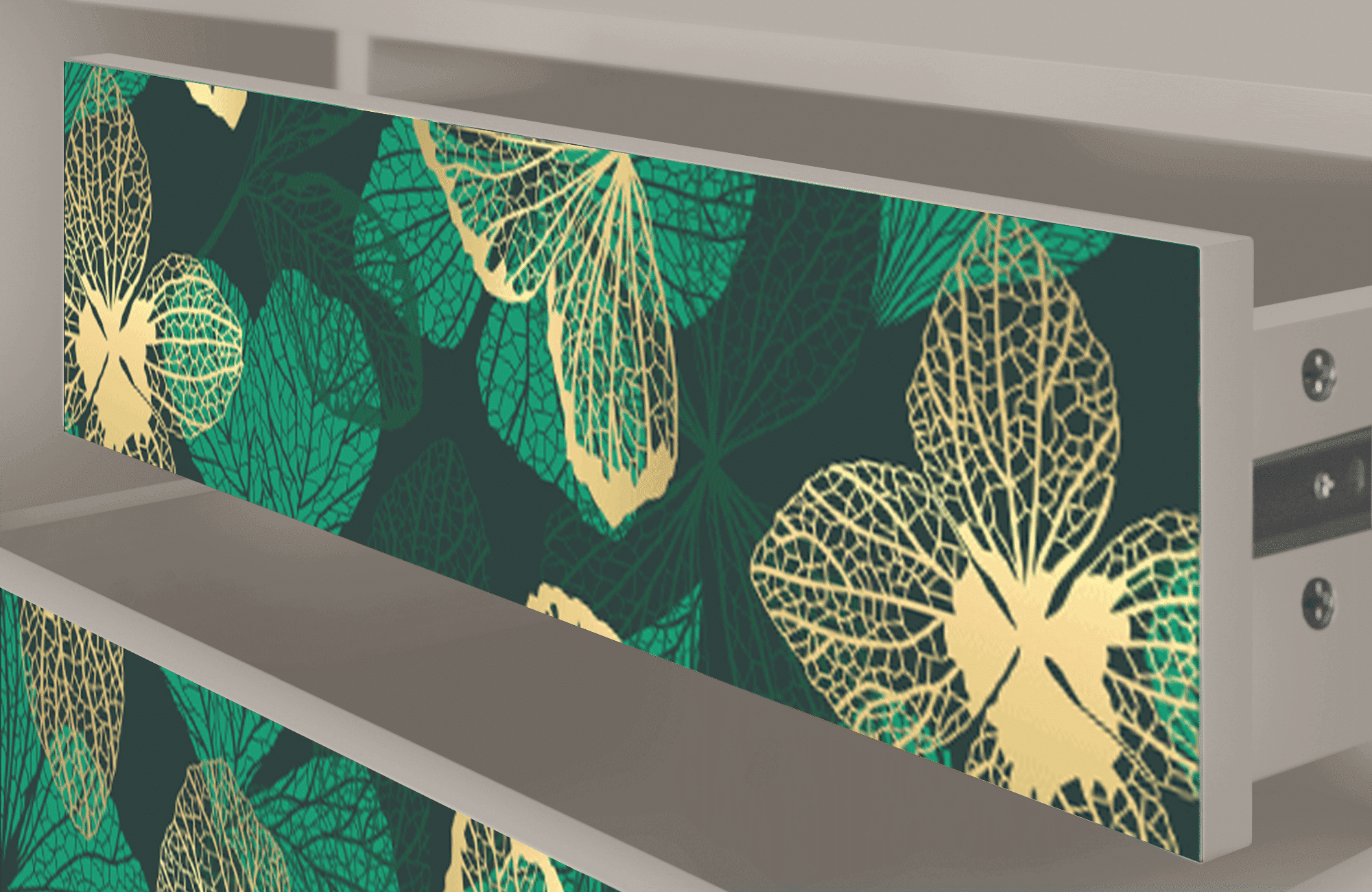 Sideboard – STORYZ – T4 Green Flower – Sand Sideboard - STORYZ - T4 Green Flower - Sand