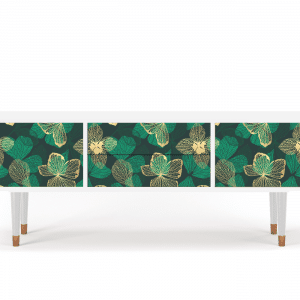 Sideboard - STORYZ - T4 Green Flower - White