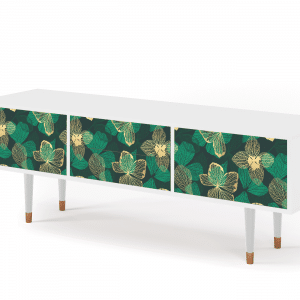 Sideboard - STORYZ - T4 Green Flower - White