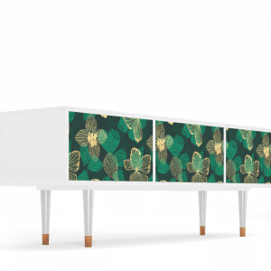 Sideboard - STORYZ - T4 Green Flower - White