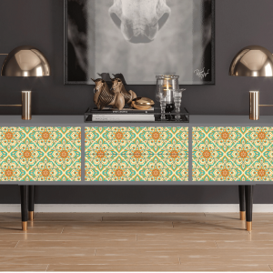 Sideboard - STORYZ - T4 Hindu Daisy - Grey