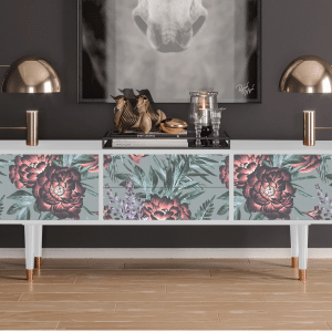 Sideboard - STORYZ - T4 Light Peonies - White