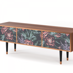 Sideboard - STORYZ - T4 Dark Peonies - Walnut