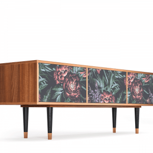 Sideboard - STORYZ - T4 Dark Peonies - Walnut