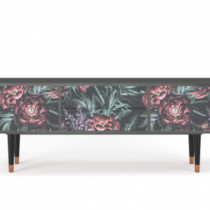 Sideboard - STORYZ - T4 Dark Peonies - Antracite