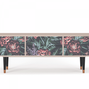Sideboard - STORYZ - T4 Dark Peonies - Latte