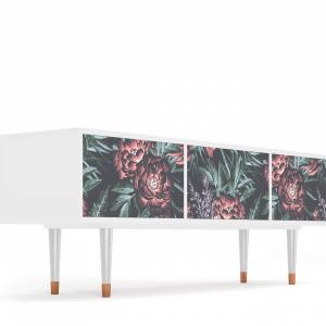 Sideboard - STORYZ - T4 Dark Peonies - White