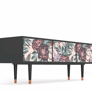 Sideboard - STORYZ - T4 Peach Peonies - Antracite