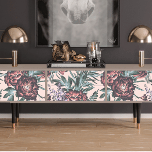 Sideboard - STORYZ - T4 Peach Peonies - Latte