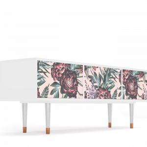Sideboard - STORYZ - T4 Peach Peonies - White