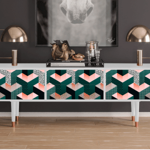 Sideboard - STORYZ - T4 Geometric Madness - White