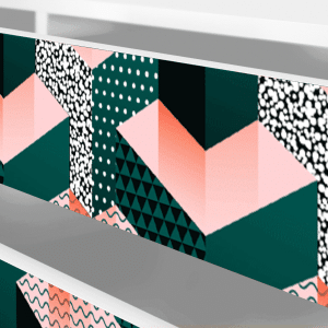 Sideboard - STORYZ - T4 Geometric Madness - White