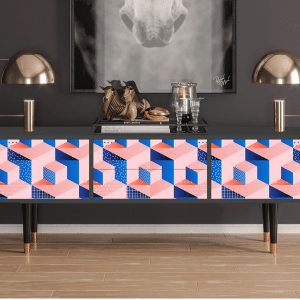 Sideboard - STORYZ - T4 Pinky Squares - Antracite
