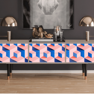 Sideboard - STORYZ - T4 Pinky Squares - Latte