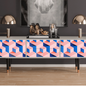 Sideboard - STORYZ - T4 Pinky Squares - Sand