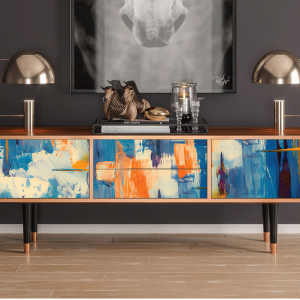 Sideboard - STORYZ - T4 Abstract Expressionism - Walnut